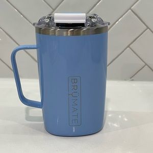 BrüMate Toddy 16 oz Carolina blue and white